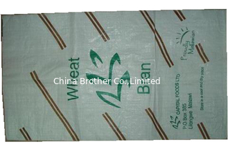 China PP Woven Wheat Flour Packaging Bags Recyclable Waterproof 25kg Customized Color supplier